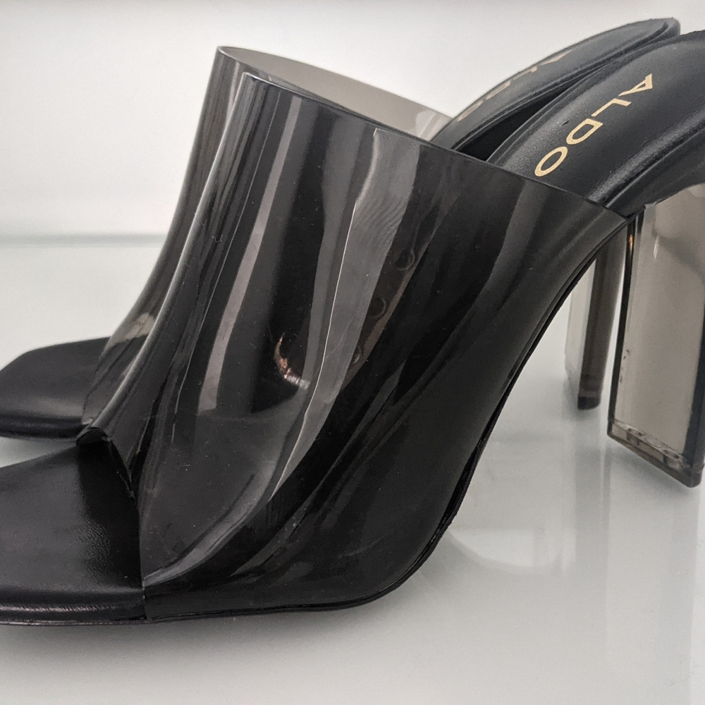 Black clear Aldo shoes